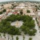 Vista aérea del centro de Linares, Nuevo León
